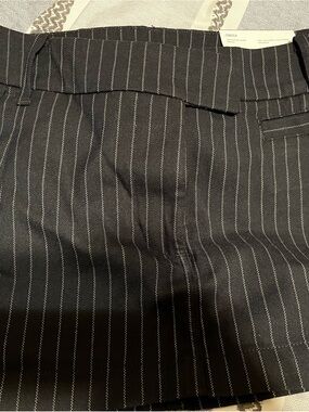 American Eagle Outfitters Dark Navy Blue Pinstriped short Skirt
